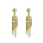 22K Gold Necklace with Pearl and White Gold Bead Accents with Jhumkas - Virani Jewelers