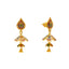 22K Yellow Gold Meenakari Jewelry Set (33gm)