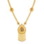 22K Yellow Gold & Enamel Peacock Long Necklace Set (104.4gm)