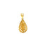 22K Yellow Gold Pear Shaped Pendant (2.9gm)