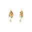 22K Yellow Gold & Pearl Pendant Set (21gm)