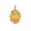 22K Multi-Tone Gold Ekta Pendant (7.7gm)