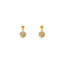 22L Yellow & White Gold Ball Pendant Set (17.4gm)
