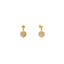 22L Yellow & White Gold Ball Pendant Set (17.4gm)