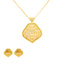 22K Yellow Gold Filigree Pendant Set (24.8gm)
