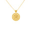 22K Yellow Gold Filigree Pendant Set (17gm)