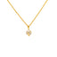 22K Yellow & White Gold Ball Pendant Set (9.2gm)