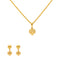 22K Yellow & White Gold Ball Pendant Set (9.3gm)