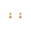 22K Yellow & Rose Gold Ball Pendant Set (13.9gm)