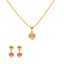 22K Yellow & Rose Gold Ball Pendant Set (13.9gm)