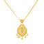 22K Yellow Gold Bina Pendant Set (18.9gm)