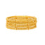 22K Yellow Gold Filigree Bangle Set of 6 (116.4gm)