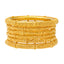 22K Yellow Gold Filigree Bangle Set of 6 (116.4gm)