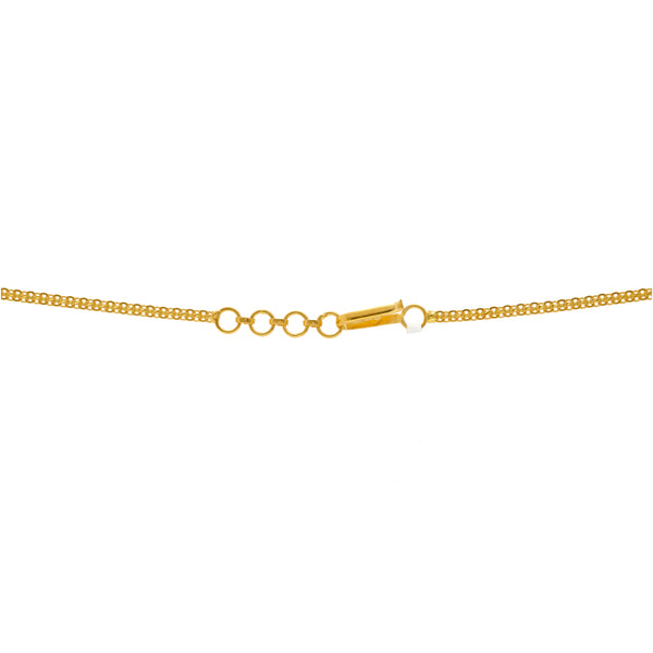 22K Yellow Gold Polki Choker Set with Gemstones & Pearls (68.5 grams) | 
Light up the room at your next big event when you wear this dazzling 22k yellow gold choker with...