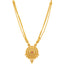 22K Yellow Gold Long Necklace Set w. Chandbali Earrings (80.3 grams)