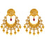 22K Yellow Gold & CZ Stone Jewelry Set w. Chandbali Earrings (69.2 grams)