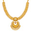 22K Yellow Gold & CZ Stone Jewelry Set w. Chandbali Earrings (69.2 grams)