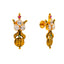 22K Gold Ram Parivar Temple Set w. Gems & CZ Stones (75.5 grams)