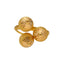 22K Yellow Gold Ball Cocktail Ring (6.5gm)