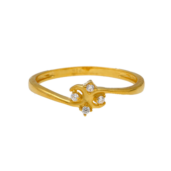22K Yellow Gold & CZ Stone Ring (Size 7) | 
Pair this charming 22 karat yellow gold ring with your favorite casual or business attire for a ...