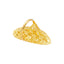 22K Yellow Gold Filigree Shield Ring (7.5gm)