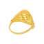 22K Yellow Gold Beaded Filigree Ring (3.2gm)