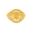22K Yellow Gold Beaded Filigree Ring (3.2gm)