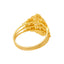 22K Yellow Gold Beaded Filigree Ring (4gm)