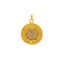 Women's Round Pendant in 22K Yellow Gold (4gm)