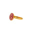 22K Yellow Gold & Ruby Center Ring (2.3 grams)