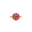22K Yellow Gold & Ruby Center Ring (2.3 grams)