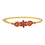 22K Yellow Gold & Ruby Bangle (12.5 grams)