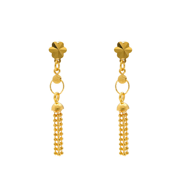 22K Yellow Gold Haaya Beaded Jewelry Set | 
The Haaya Beaded Jewelry Set features a modest 22k gold design made of beaded details and an art...