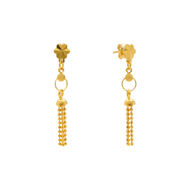 22K Yellow Gold Haaya Beaded Jewelry Set | 
The Haaya Beaded Jewelry Set features a modest 22k gold design made of beaded details and an art...