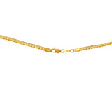 22K Yellow Gold Riya Jewelry Set | 
This minimalist 22k gold jewelry set has unique design and appeal. The 22k gold necklace and ear...