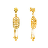 22K Yellow Gold Riya Jewelry Set | 
This minimalist 22k gold jewelry set has unique design and appeal. The 22k gold necklace and ear...