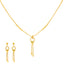 Naira Beaded Heart Jewelry Set in 22K Gold (16.2 grams)