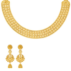 22K Yellow Gold Minimal Jewelry Set (55 grams)
