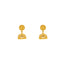22K Yellow Gold Kashvi Jewelry Set w. Jhumka Earrings (25.4 grams)