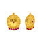 22K Yellow Gold & Ruby Radial Jewelry Set (27gm)