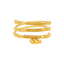 22K Yellow Gold Spiral Ring (4gm)