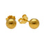 22K Yellow Gold Stud Earrings (3 gm)