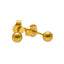 22K Yellow Gold Stud Earrings (1.6gm)