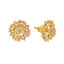 22K Gold & CZ Stone Stud Earrings (2.5gm)