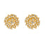 22K Gold & CZ Stone Stud Earrings (2.5gm)