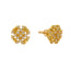 22K Gold & CZ Stone Stud Earrings (2.2gm)