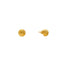 22K Yellow Gold Button Stud Earrings (2.8gm)