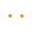 22K Yellow Gold Button Stud Earrings (2.8gm)