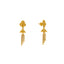 22K Yellow Gold Drop/Dangle Stud Earrings (4gm)