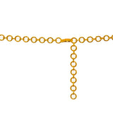 22K Yellow Gold Laxmi Necklace (101.3gm) | 
Add this vibrant 22k yellow gold Laxmi necklace to your favorite traditional, bridal, or formal ...